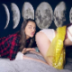 Angie Joy sniffs the farts from the ass of her best friend, Sarah. The pictures of the phases of the moon in the background seem somewhat appropriate. Farting only. Presented in 720P HD. Over 6 minutes.